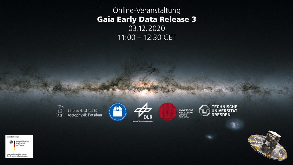 Online Veranstaltung - Gaia Early Data Release 3