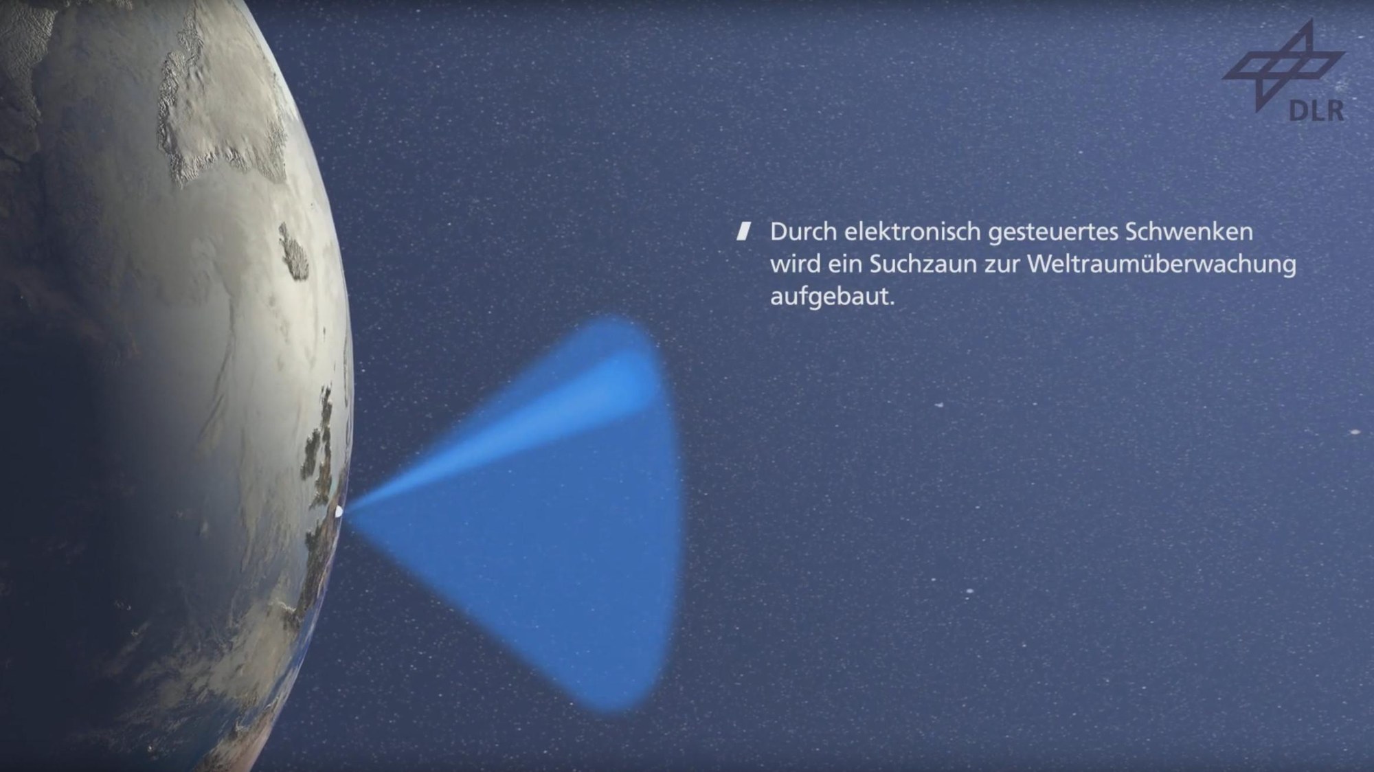 Standbild: Mehr Sicherheit im Weltraum: Weltraumradar GESTRA (Animation)