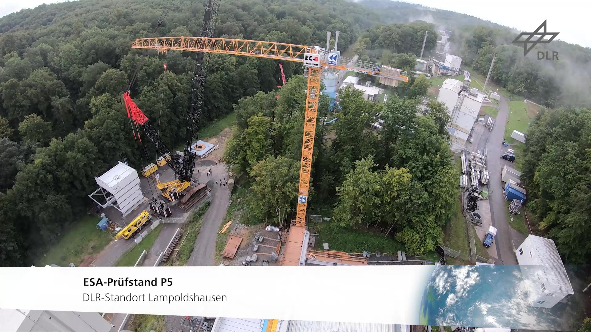 Standbild ESA Prüfstand P5