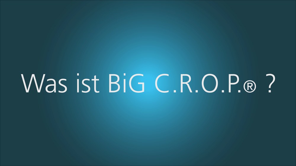 Video: Project manager Tim Paulke explains BiG C.R.O.P.® (GERMAN) 