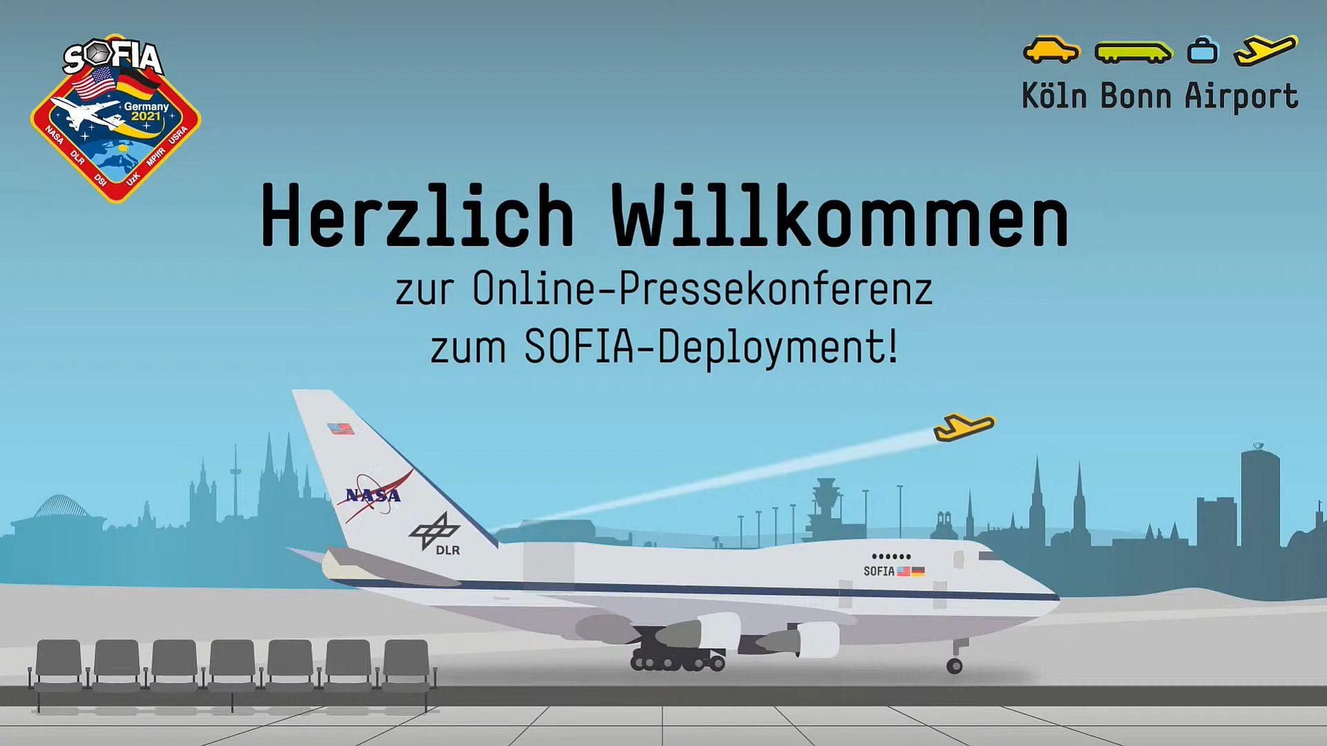 Standbild - SOFIA Pressekonferenz