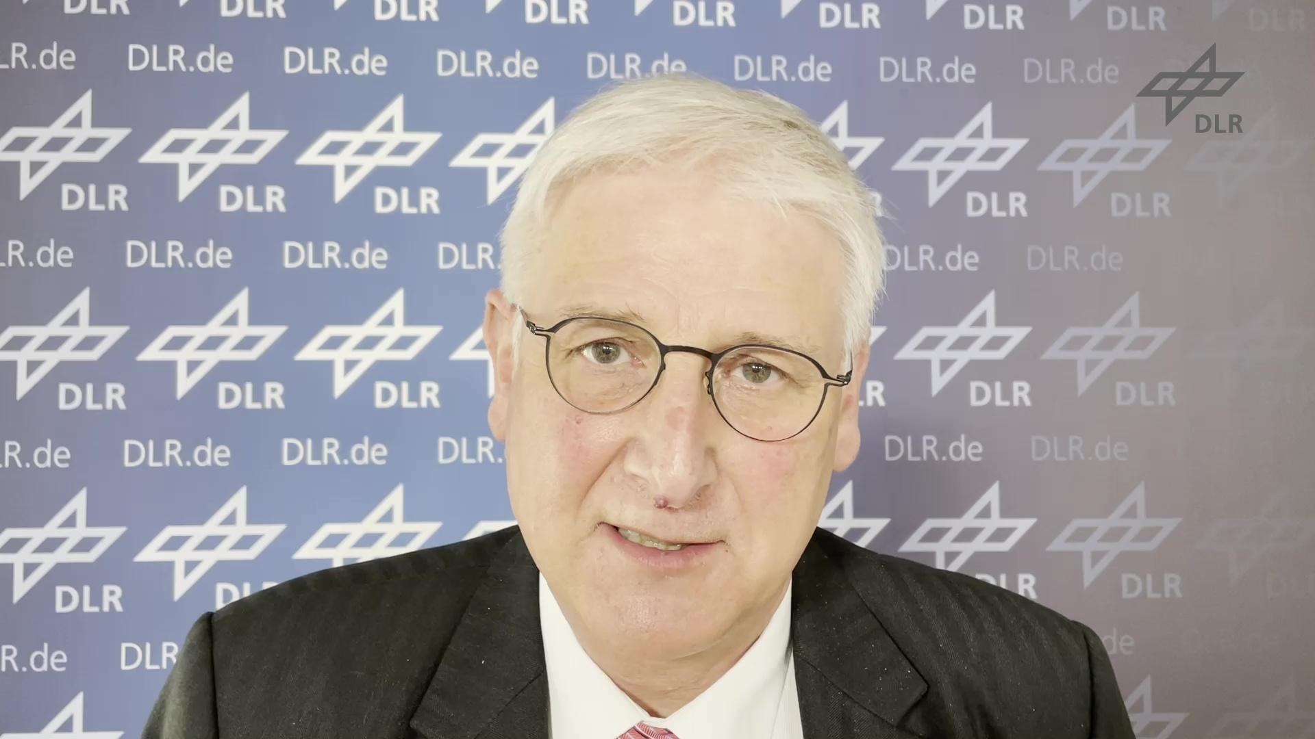 Standbild: Statement von Prof. Hansjörg Dittus zum neuen Institut für Satellitengeodäsie und Inertialsensorik