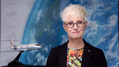 Standbild – Video: Prof.-Ing. Anke Kaysser-Pyzalla zur DLR-Luftfahrtstrategie