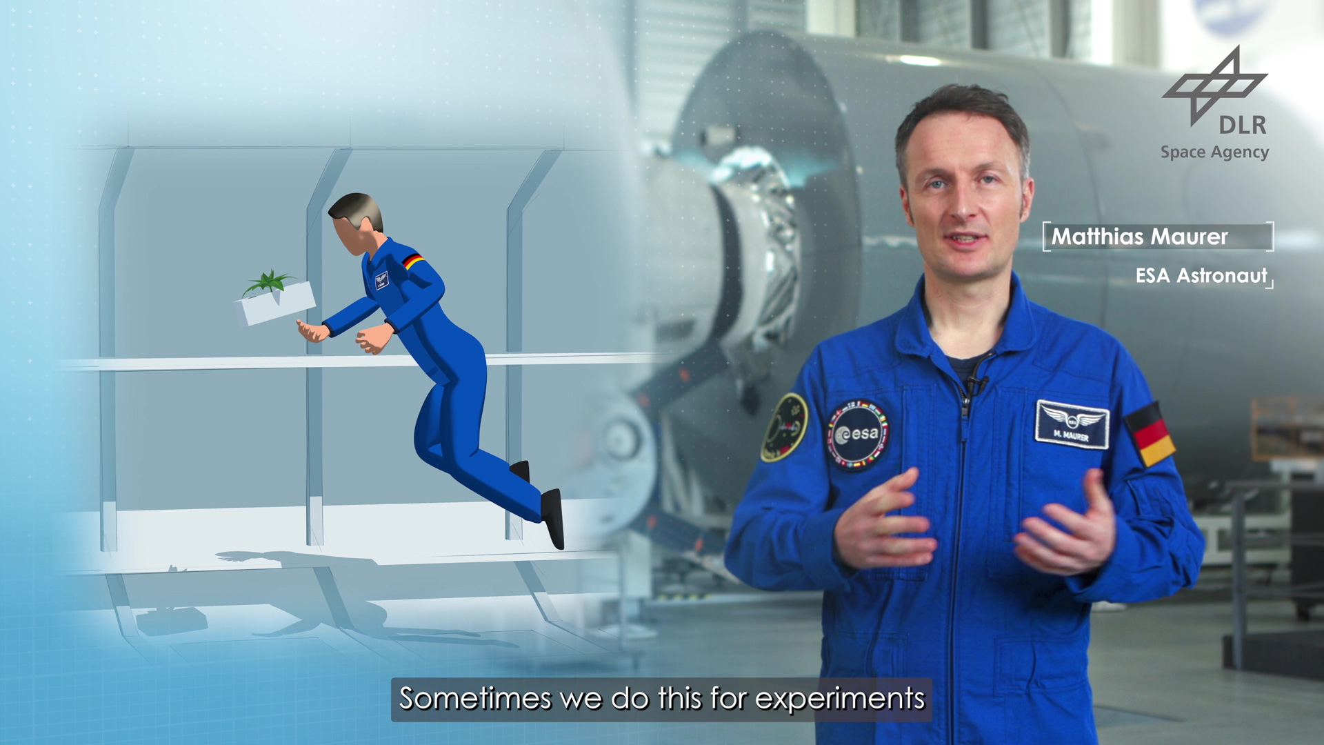 Standbild - Video: Wird auf der ISS Obst und Gemüse angebaut?