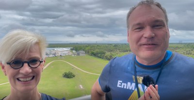 Standbild – Video: Statements Prof. Anke Kaysser-Pyzalla und Dr. Walther Pelzer zum Start von EnMAP