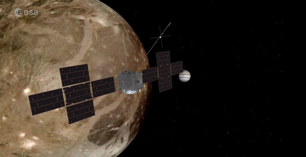 Video: Ankunft von JUICE am Jupitermond Ganymed