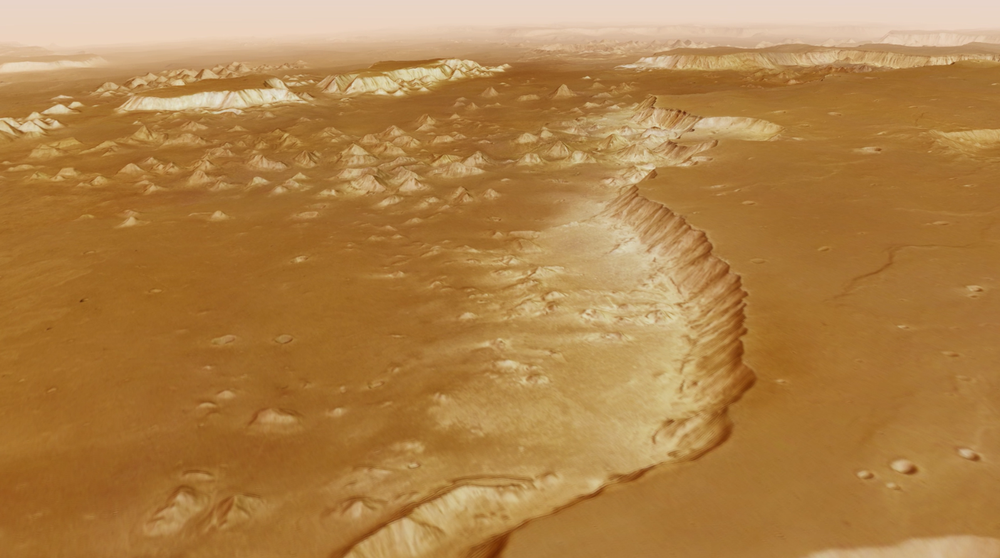 Video: Rundflug über die Marsregion Xanthe Terra