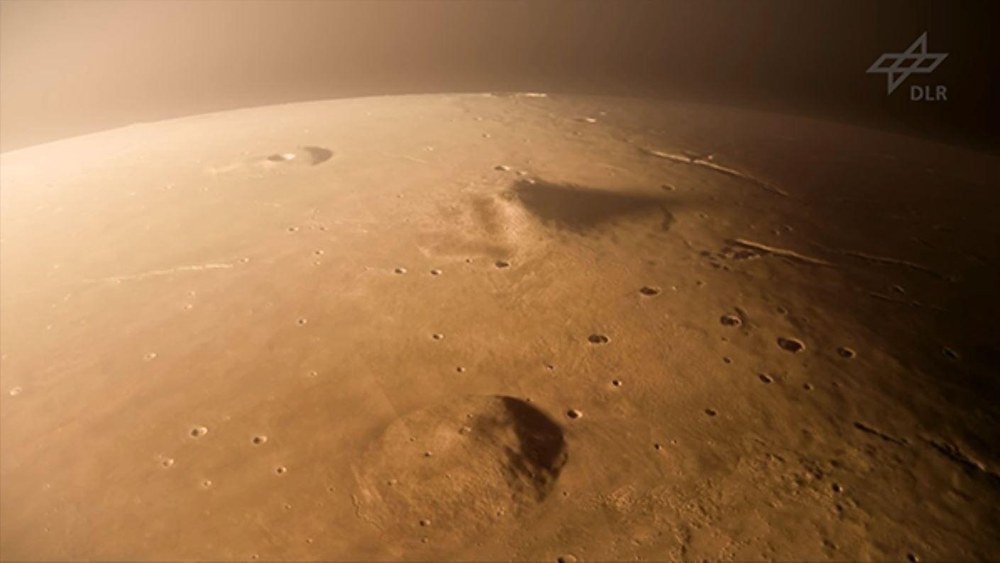 Flug über die InSight-Landestelle in Elysium Planitia