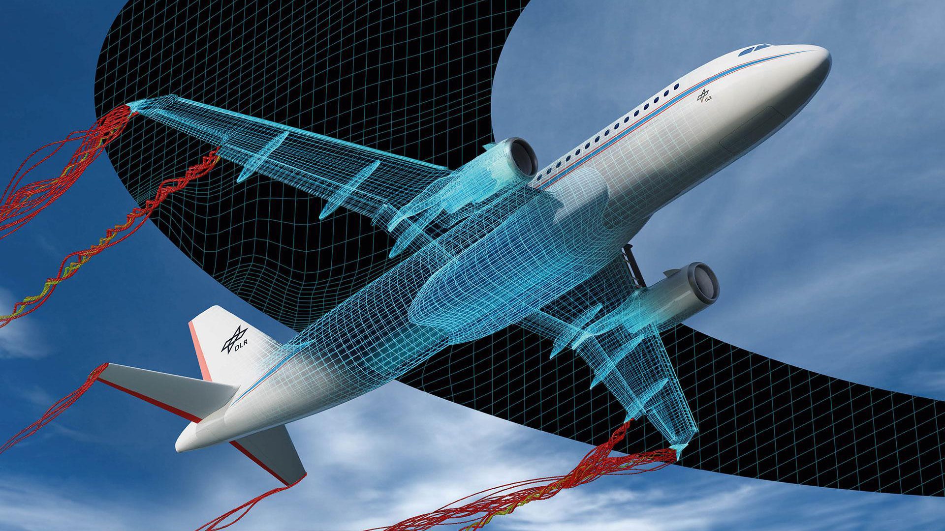Virtuelles Flugzeugmodell