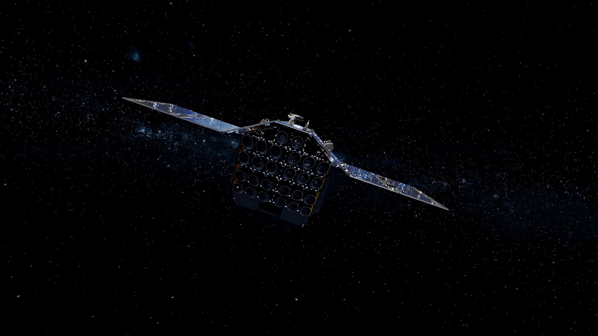Künstlerische Darstellung der ESA-Mission PLATO