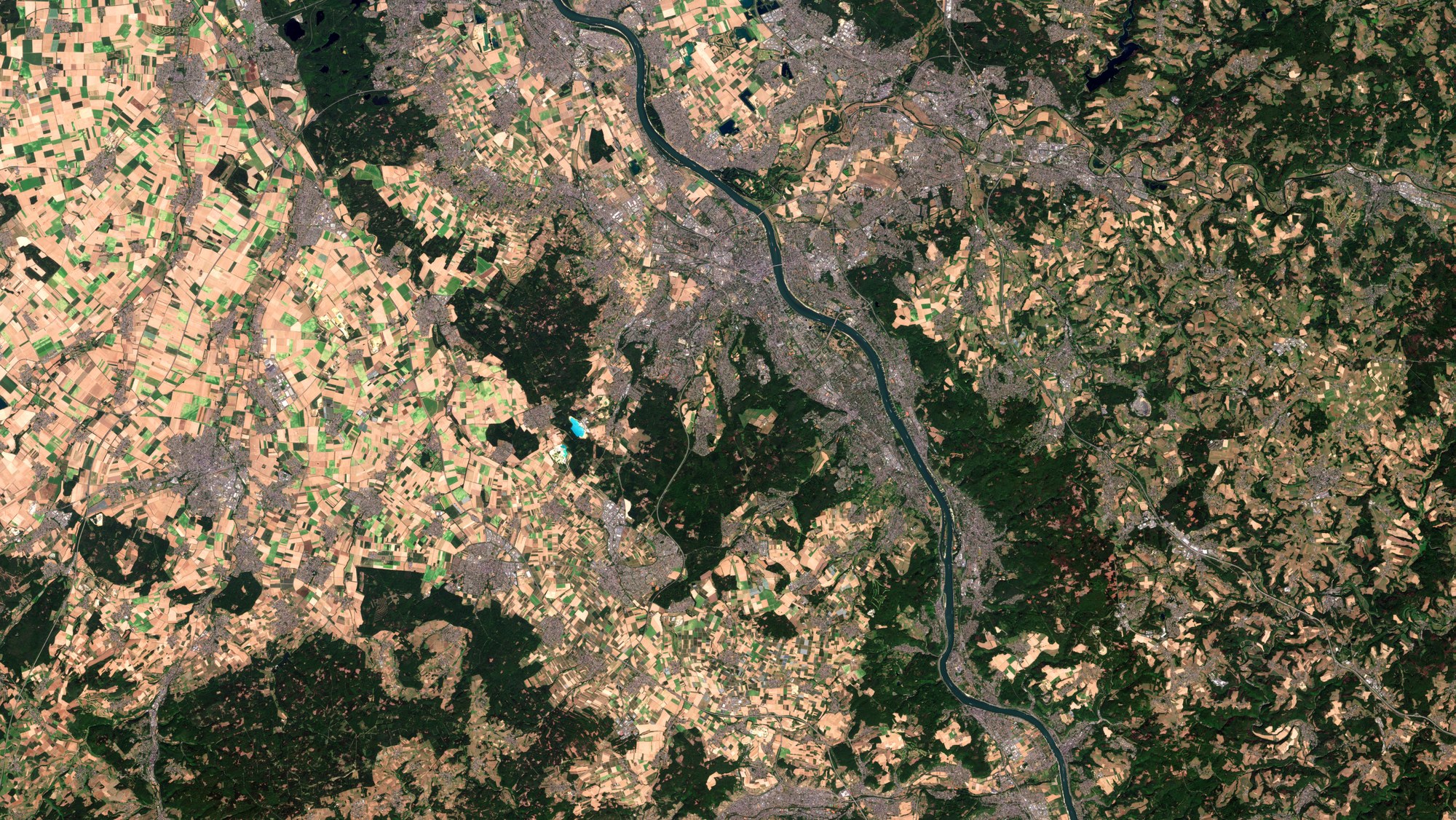 Sentinel-2 image of the federal city of Bonn