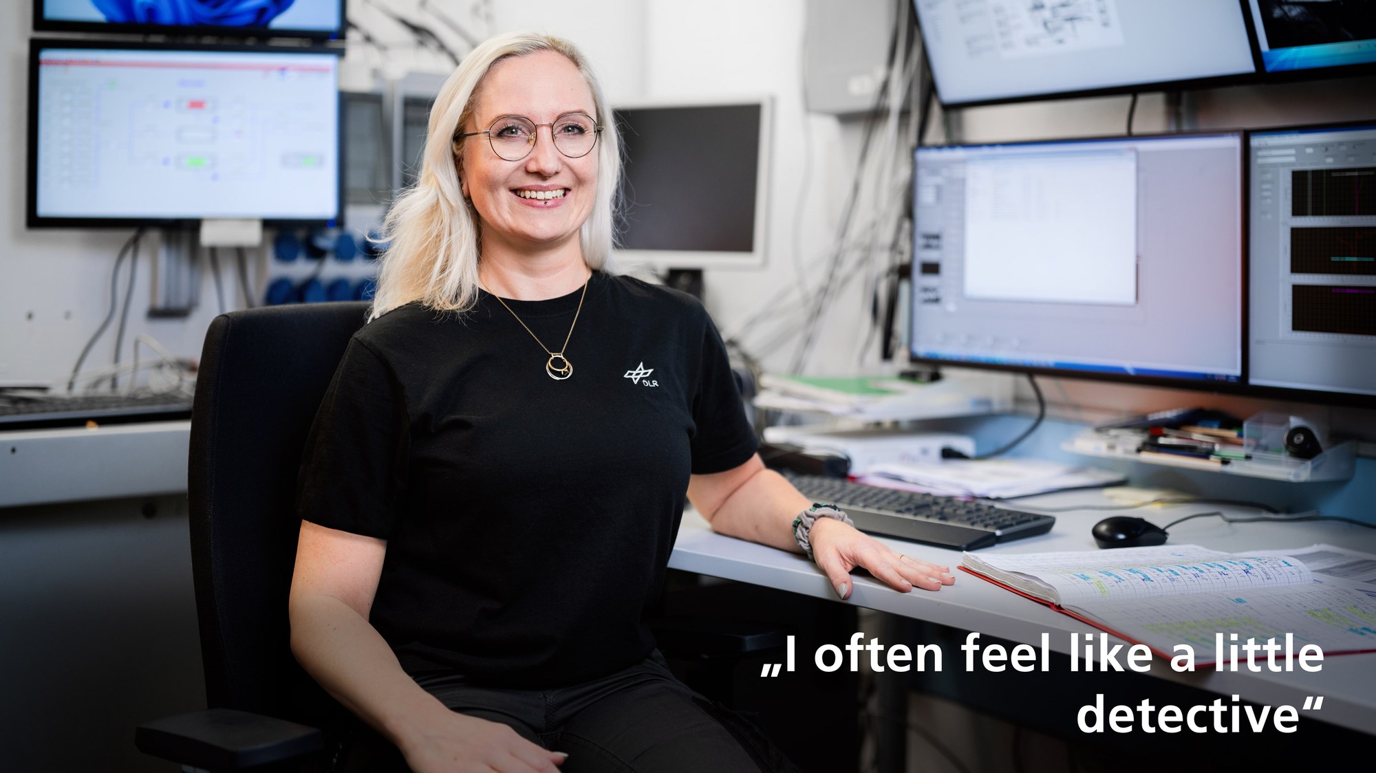 “There’s always a lot going on at the test rigs,” says Jasmin. But it is precisely the wide range of tasks that makes her work as a mechanical engineer so special.