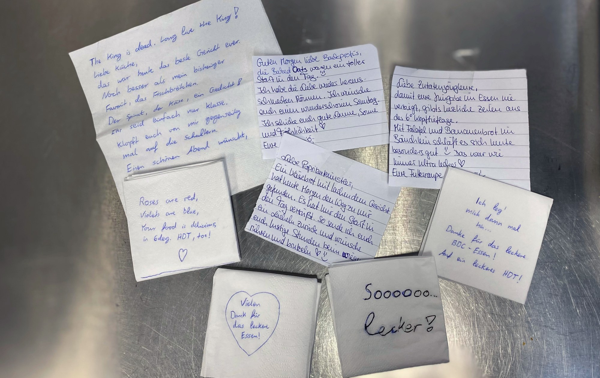 A thank you from participants