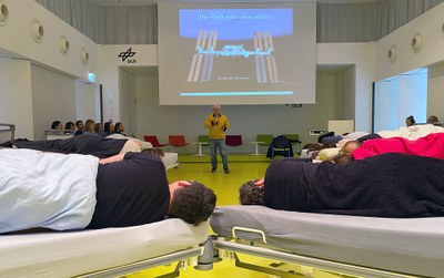 Lecture by astronaut Reinhold Ewald