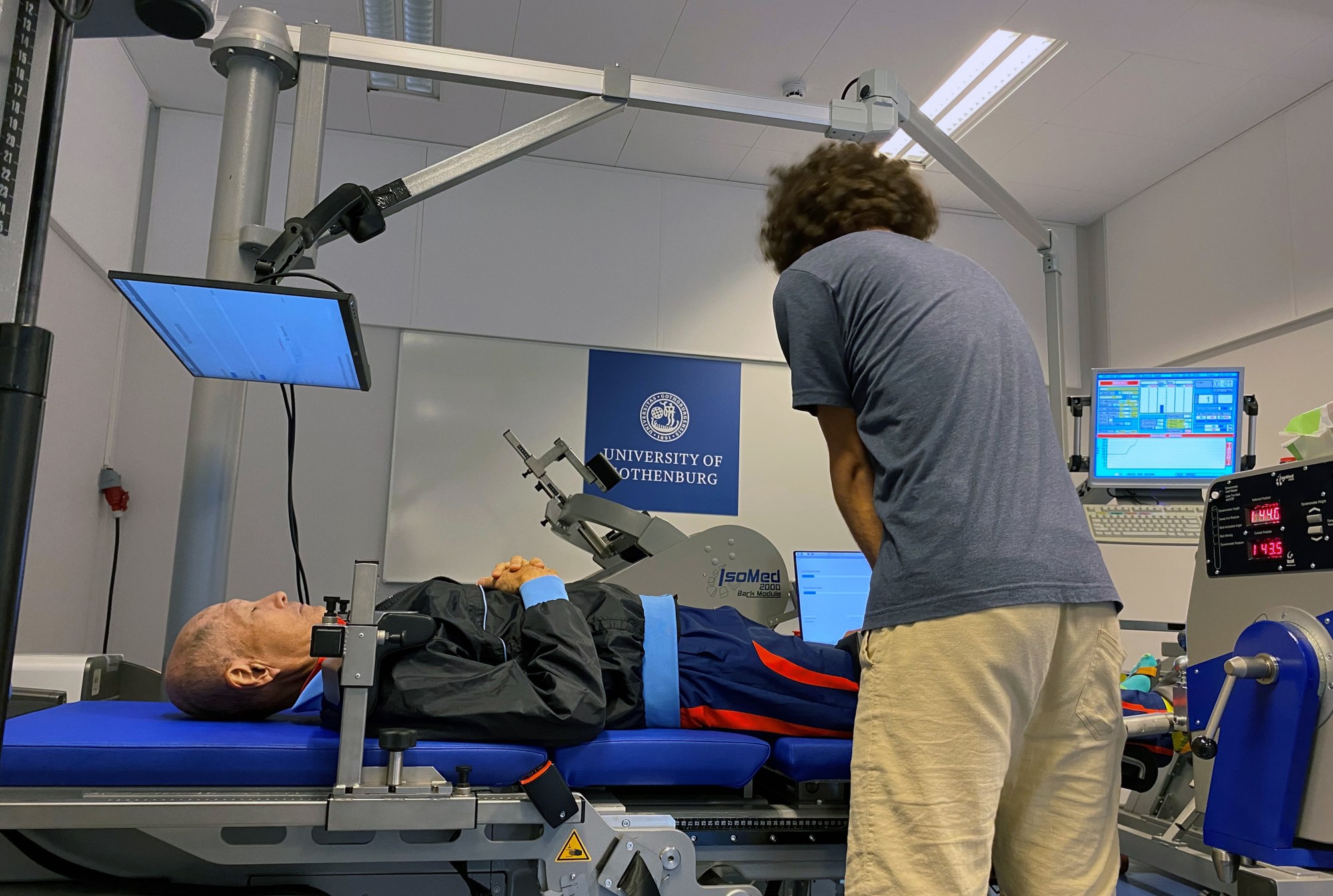 Examinations using the ISOMED isokinetic diagnostic and training device