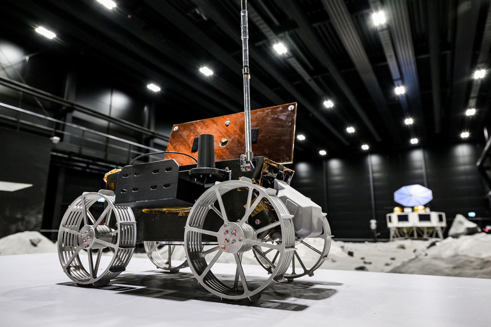 Engineering model of the Tenacious lunar rover