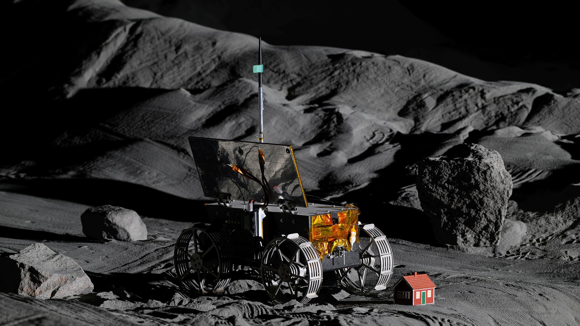 Mission accomplished – the first house stands on the Moon