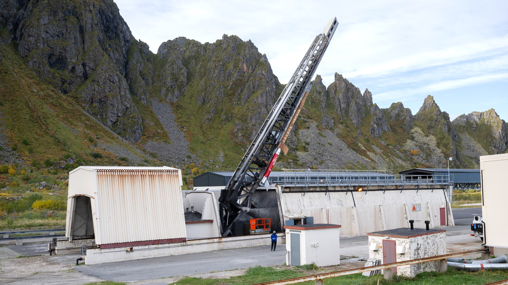 When the ATHEAt flight experiment is launched, the ramp will point upwards at an angle