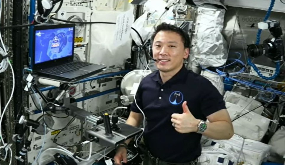 NASA astronaut Jonny Kim on the Space Station
