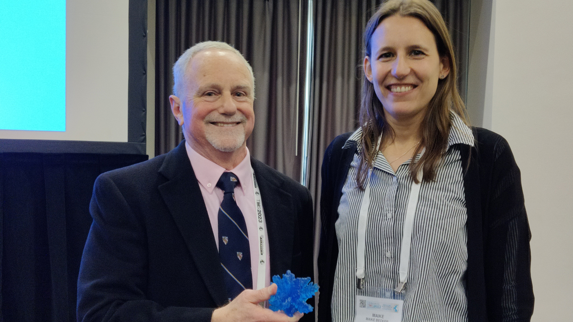 German-American cooperation: Prof Jonathan Dantzig and Dr Maike Becker.