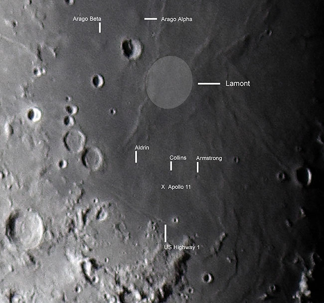 Landestelle von Apollo 11