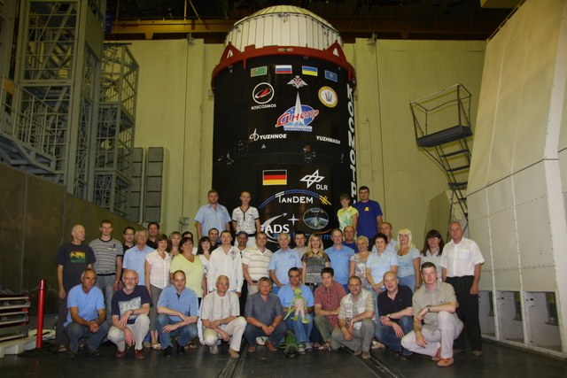 Gruppenbild vor Space-Head-Modul