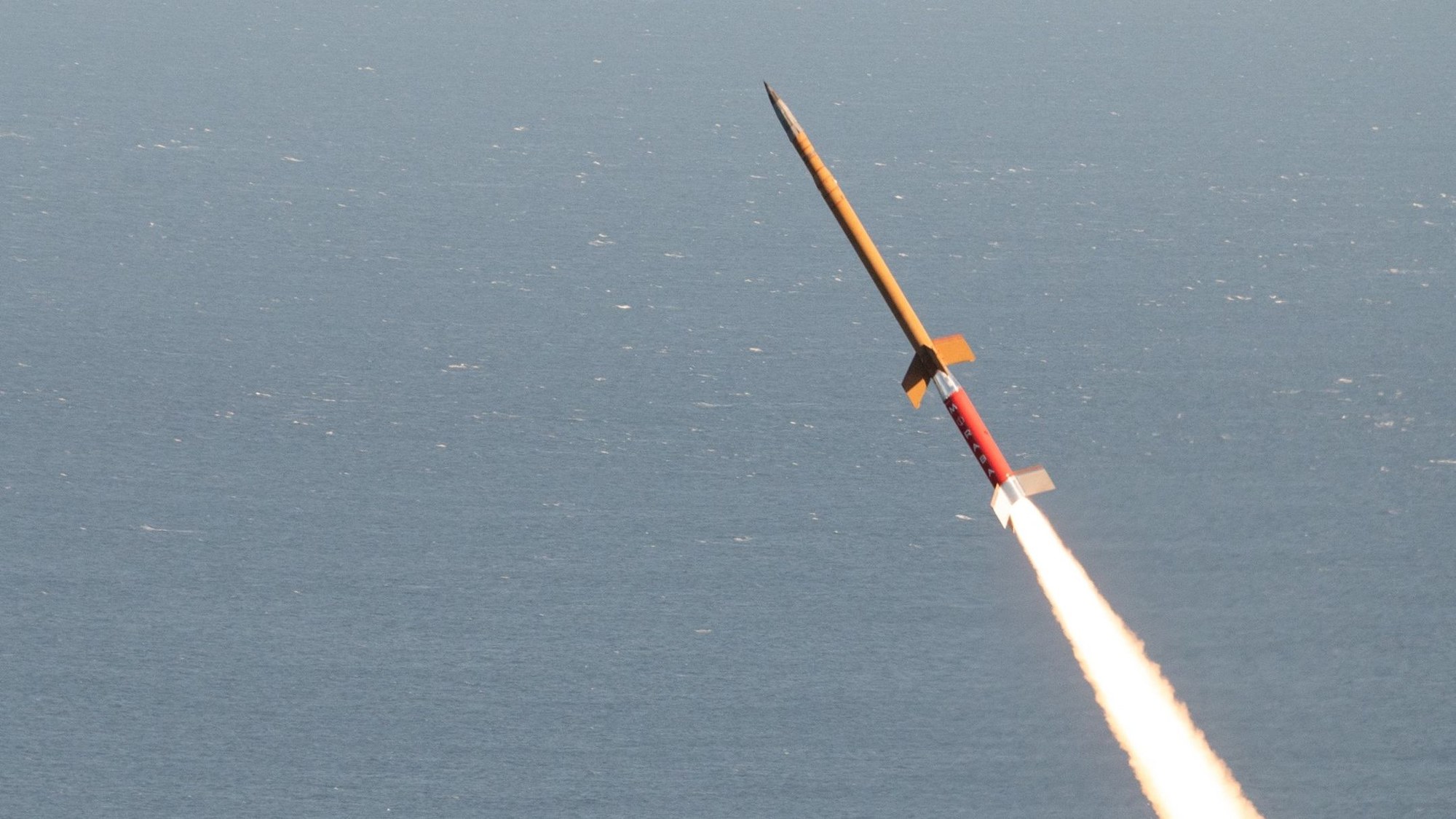 Rocket right after the launch