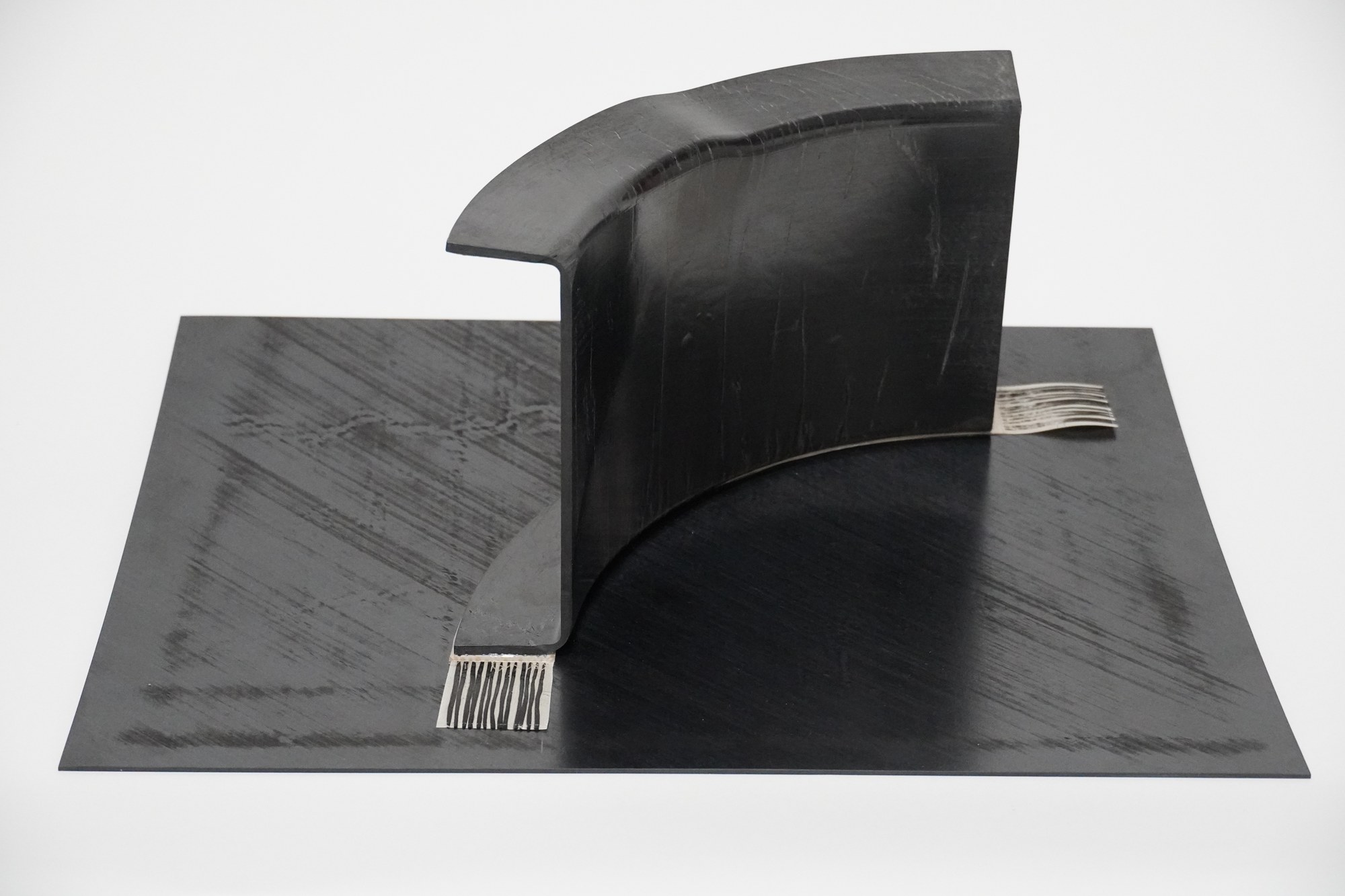 Resistance-welded C-frame made from a door surround section