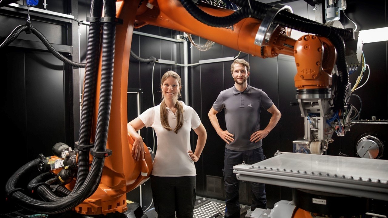 Tape placement facility and tape placement team at DLR Stuttgart