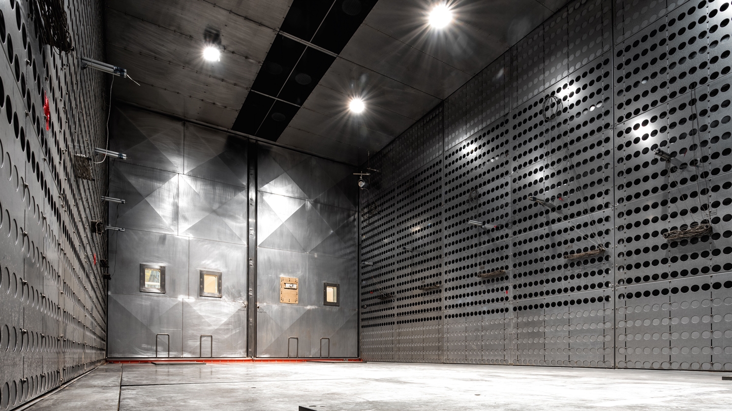 The interior of our largest industrial furnace