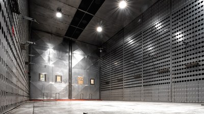 The interior of our largest industrial furnace