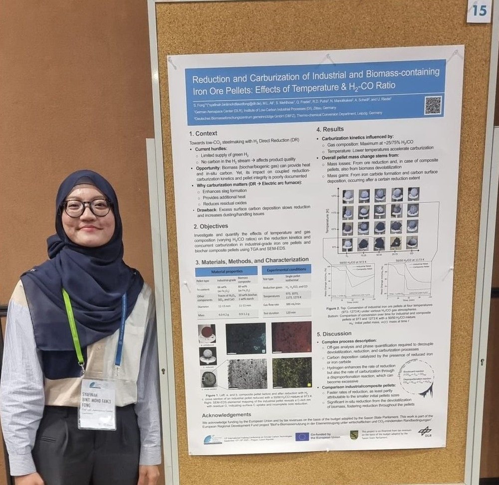 Best Poster Award 2025 at the 13th International Freiberg Conference on Circular Carbon Technologies
