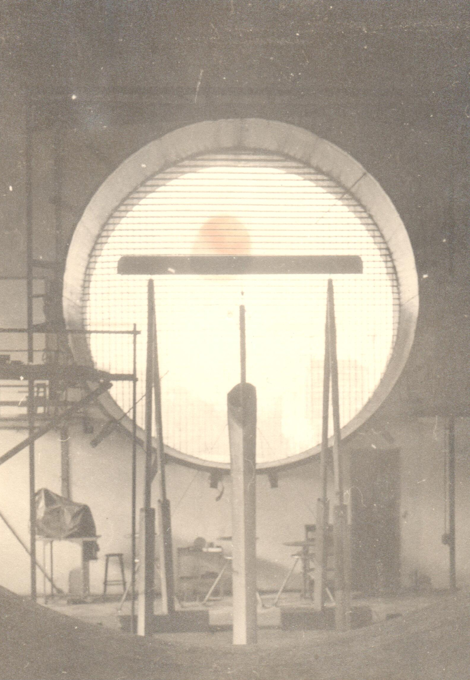 Photograph of the Hispano-Suiza-Eiffel wind tunnel in Paris, 1943