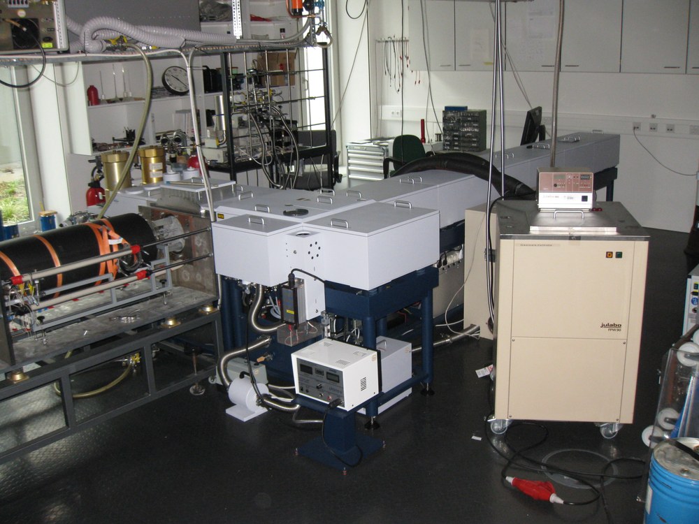 MF-EXV-Labor mit Bruker IFS 125HR