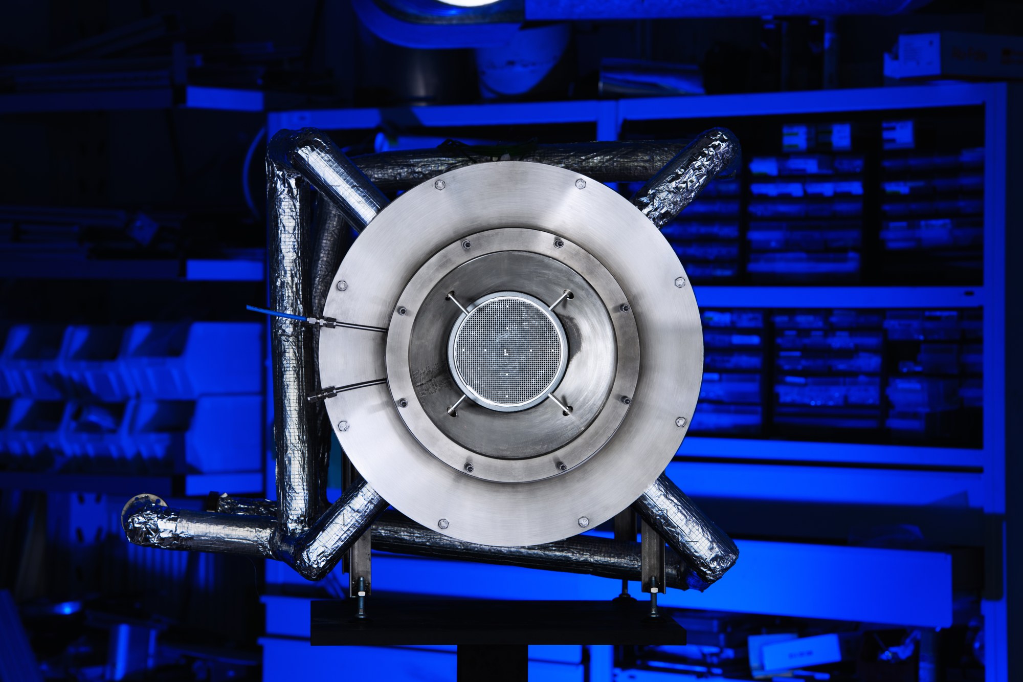 A frontal view of the HydroSol reactor