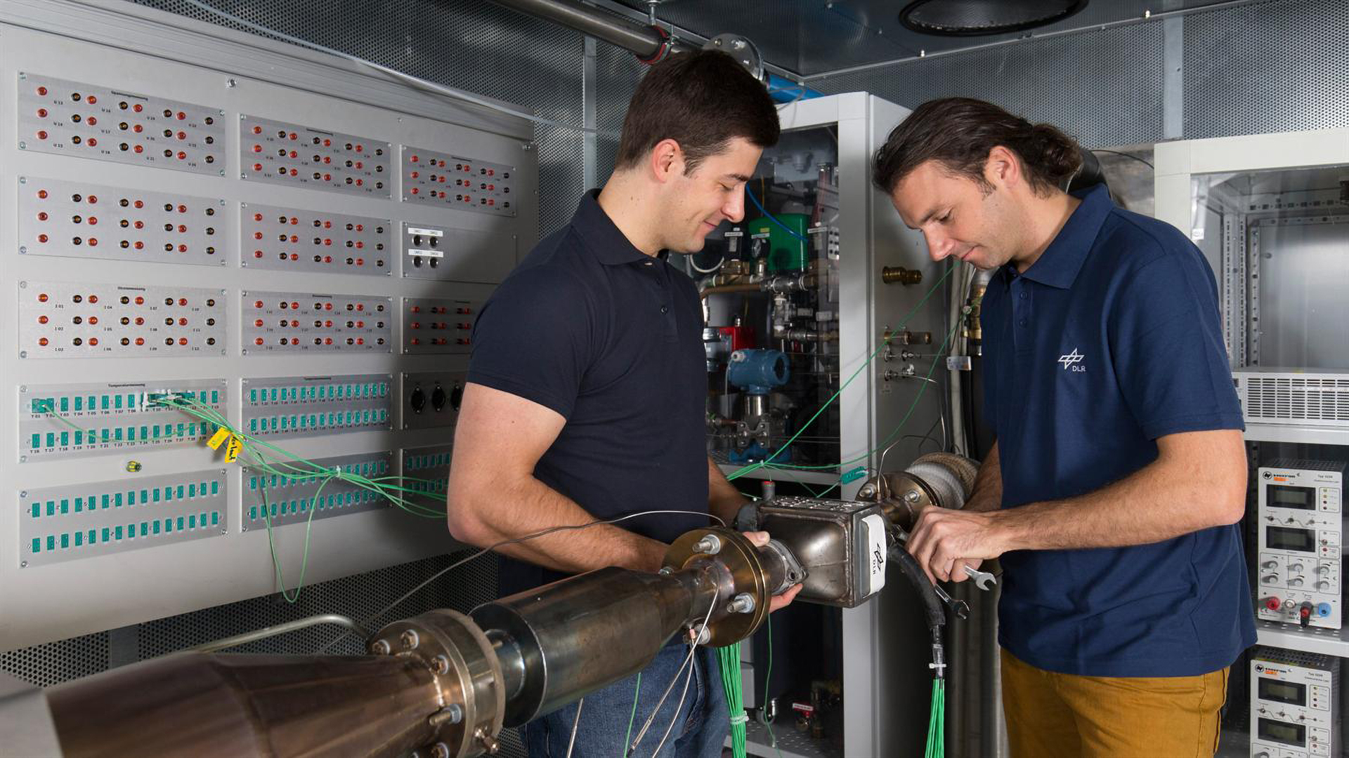Functional model of a thermoelectric generator on the hot gas test bench