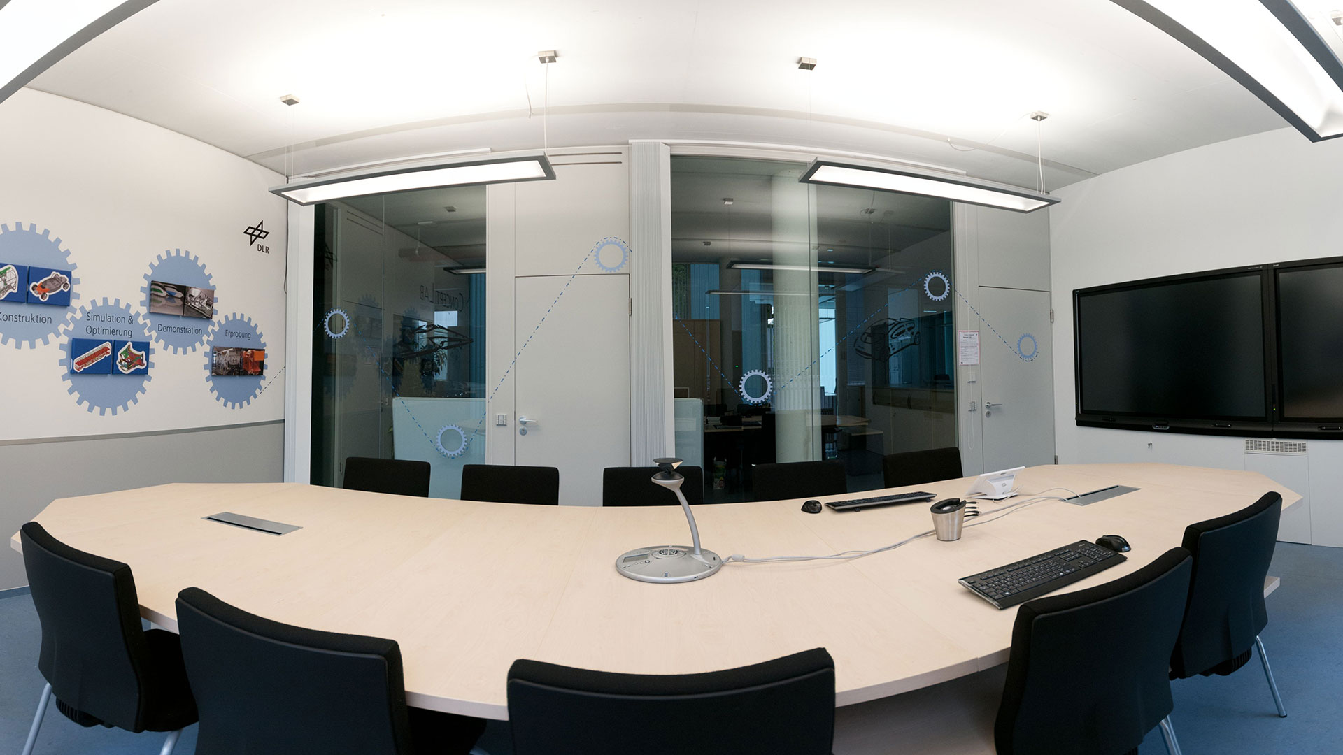 Panoramic view of the Concept Lab