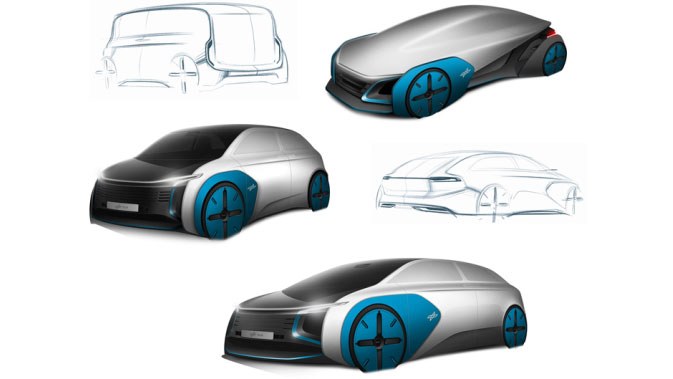 Models of different vehicles