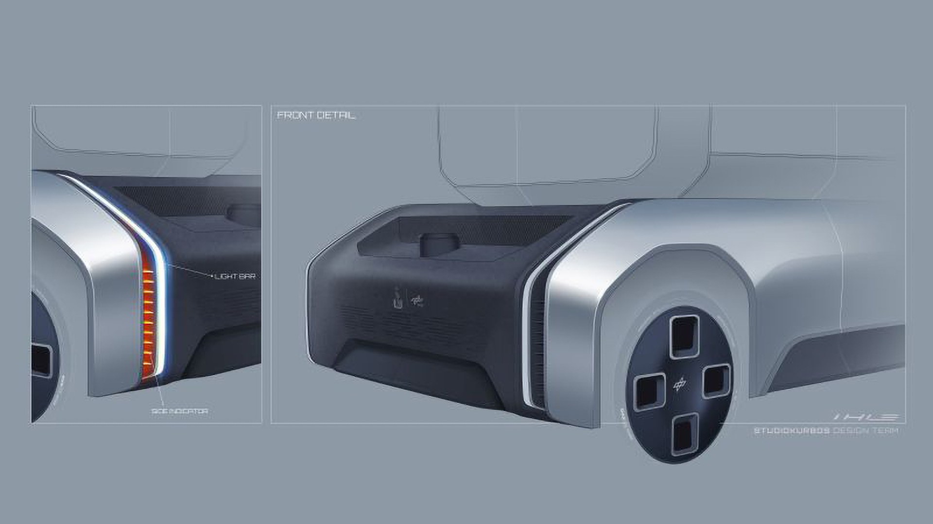 U-Shift Front Detail des Driveboards