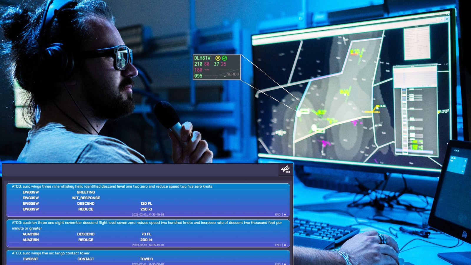 Safe use of automatic radiotelephony understanding in air traffic control