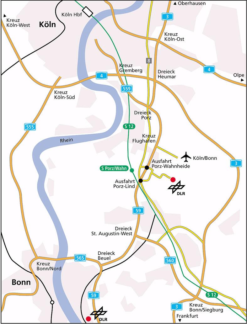 DLR Cologne - How to find us