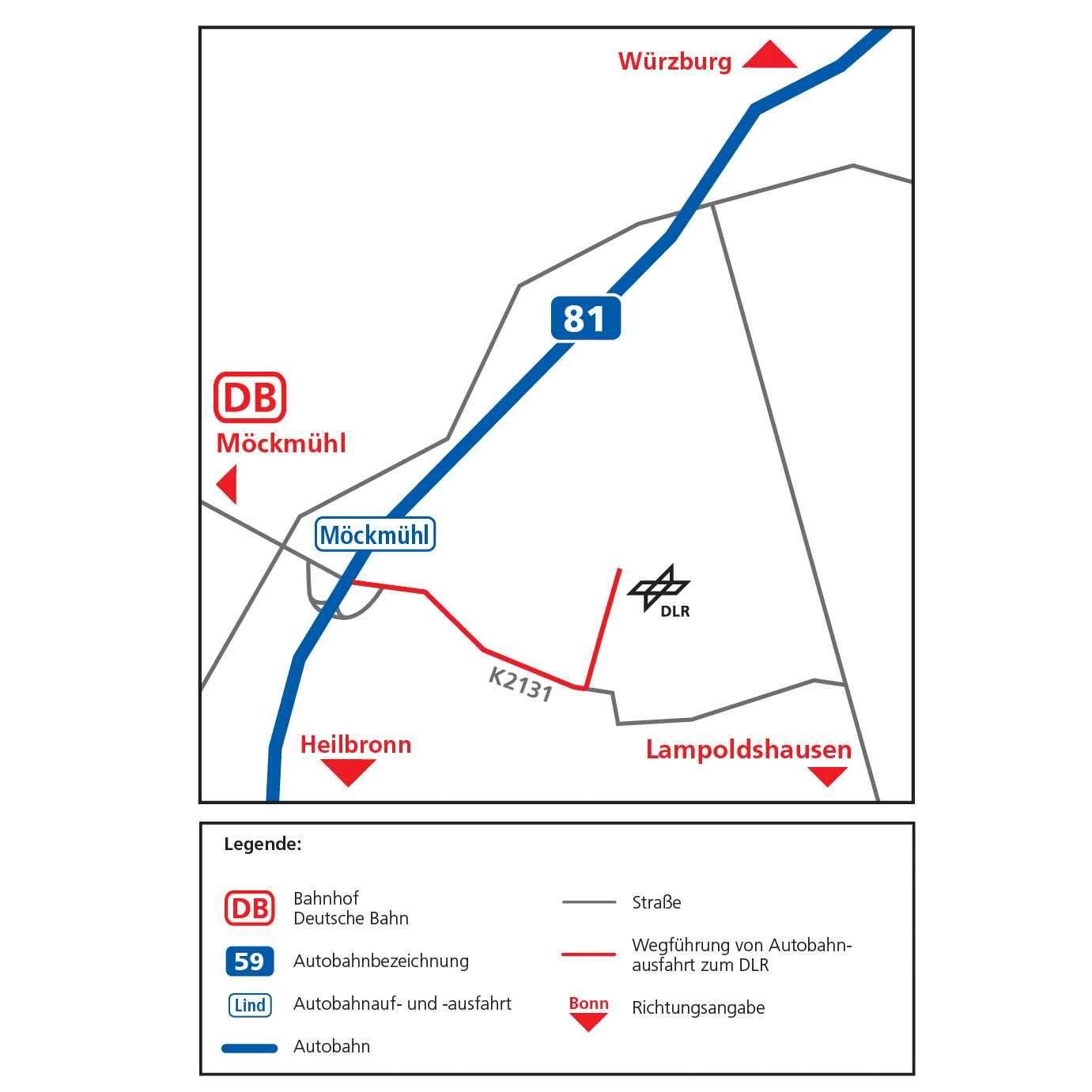 DLR Lampoldshausen - How to find us