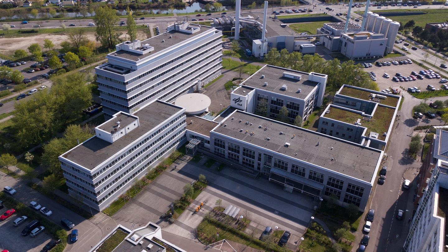 DLR site Berlin-Adlershof as seen from above
