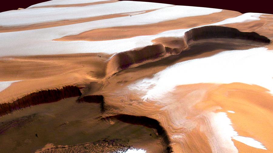 Martian North Pole - Chasma Boreale