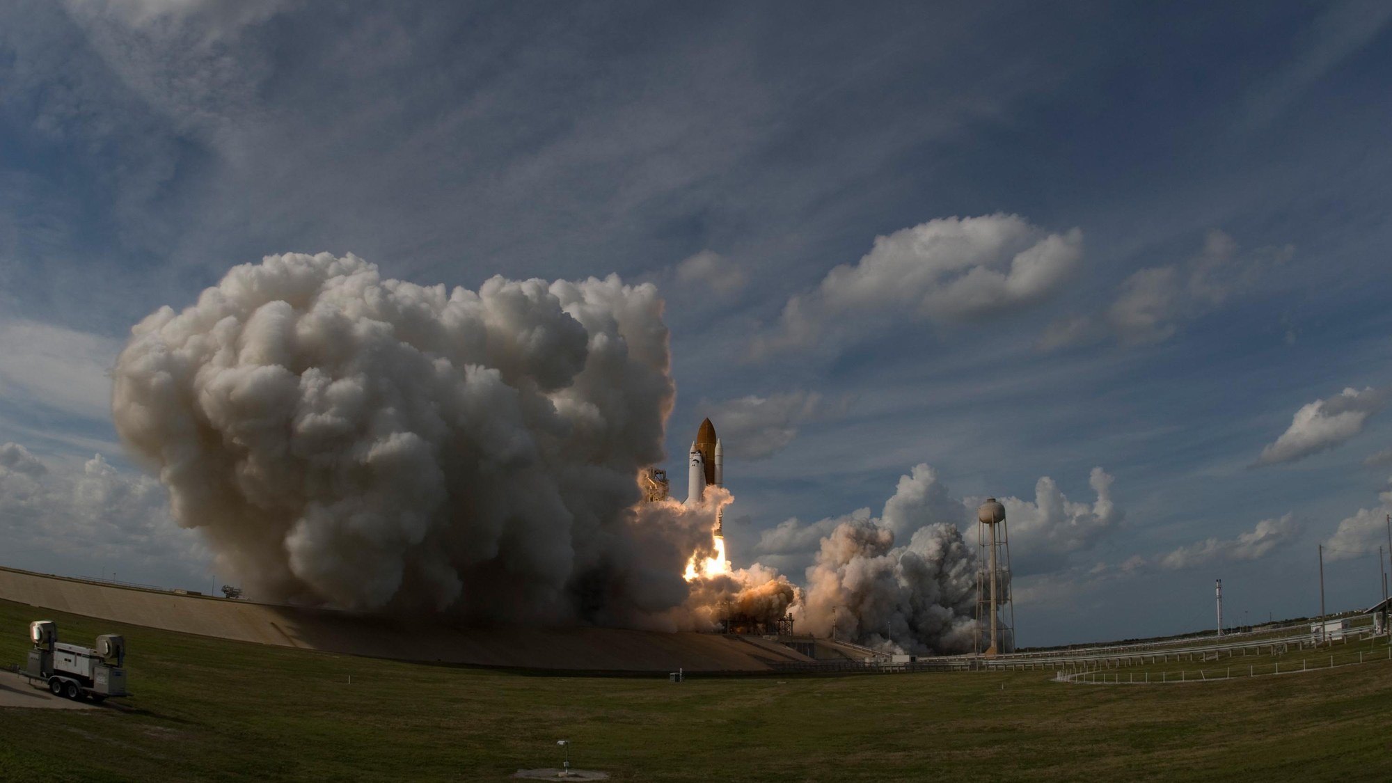Space Shuttle Atlantis was launched on 7 February 2008