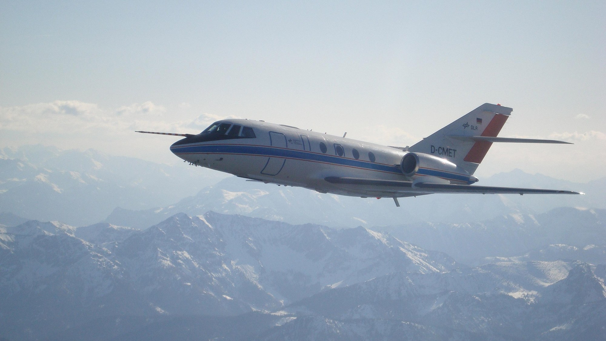 The Falcon in flight