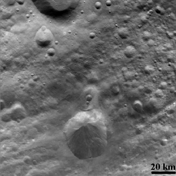 Craters and grooves