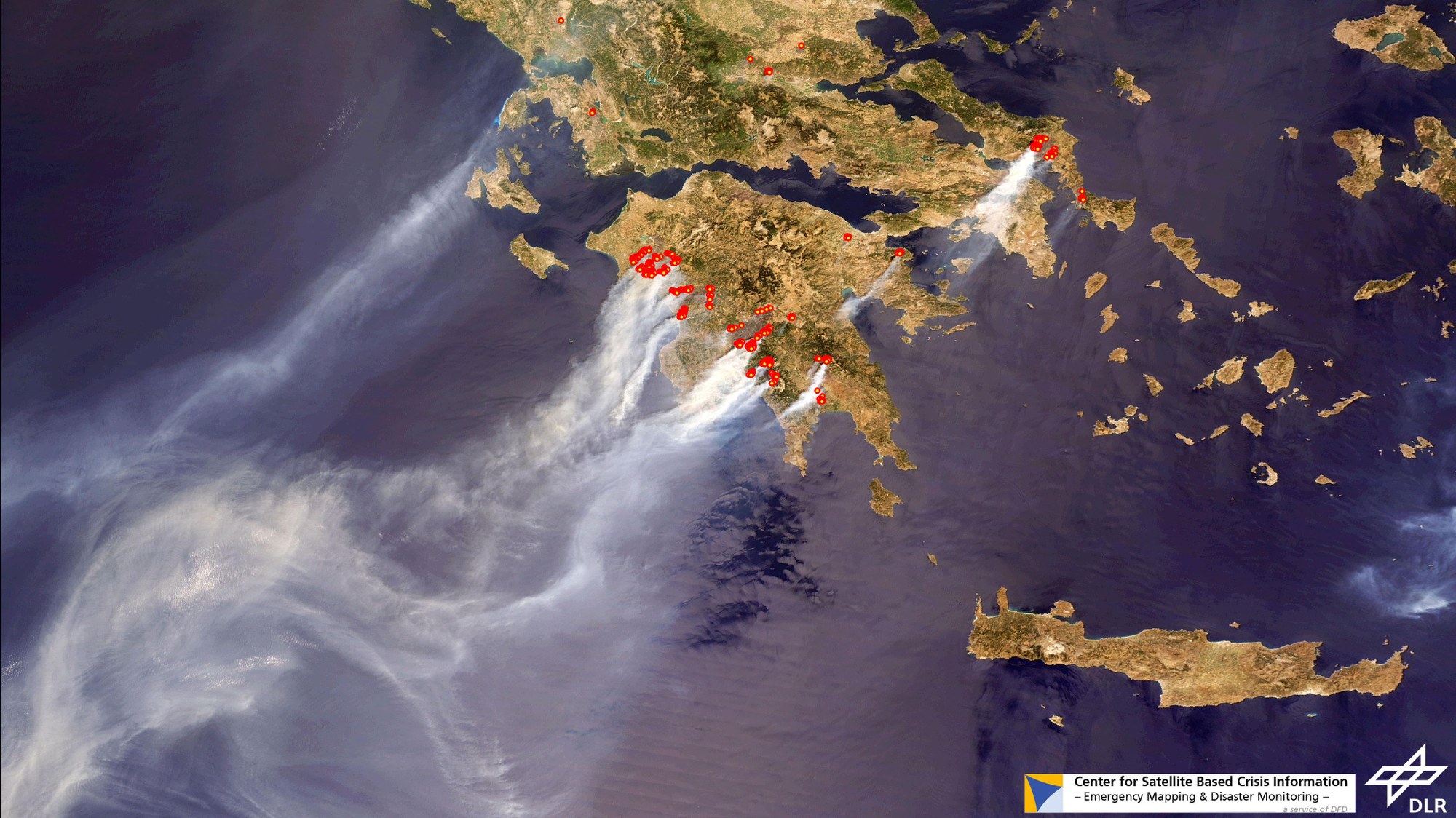 Forest fires in Greece, 2007