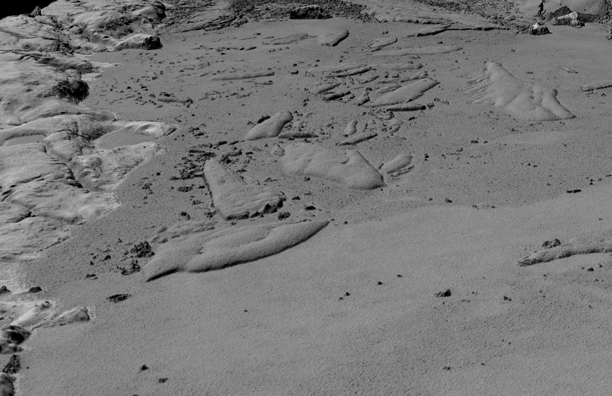 Ice floes on the coast of October Revolution Island