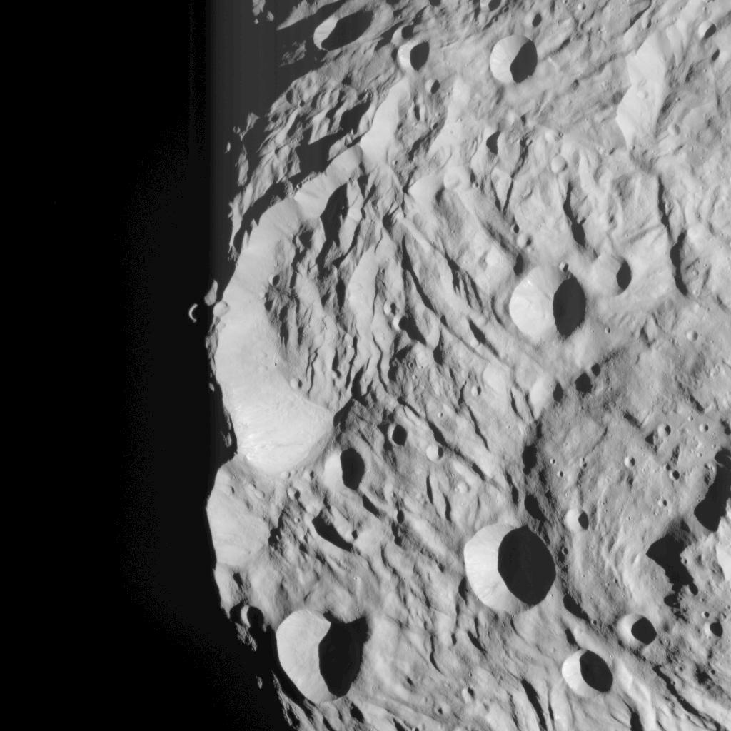 Scarp in the south polar region